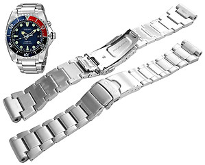 Seiko 20mm Diver's solid stainless steel bracelet for SRP043, SKA367, SKA369 Code:35J5JG