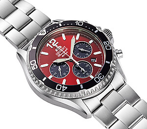 ORIENT Sports Chronograph Solar Chronograph 20bar RA-TX0207R10B