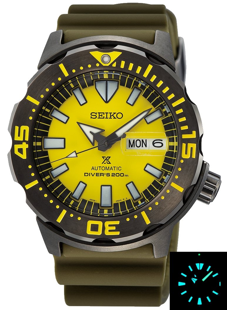 watches88. SEIKO PROSPEX Monster Special Edition Diver's 200M Automatic  SRPF35K1